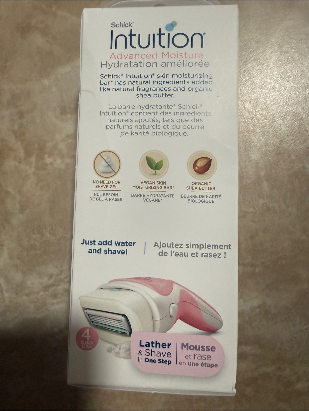 Schick Intuition Advanced Moisture Pink Women's Razor - Picture 2 of 2